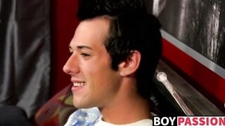 Interviewed teen Alex Wilde drills ass with toy solo