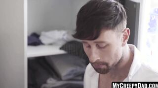 Daddy sucking youthful dick and sans protection banging attractive twink