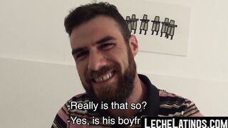 Twinks enjoy having their beardsporting partner penetrate them raw