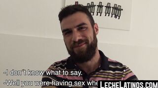 Twinks enjoy having their beardsporting partner penetrate them raw