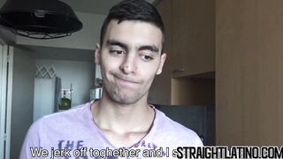 Gay for pay latino pounded bareback after POV blowjob