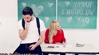 Big Tits at School -  Desperate For V-Day Dick sc