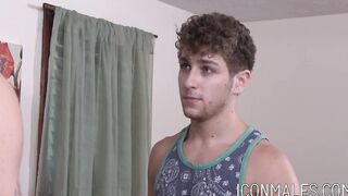 Roman Todd drills Calvin Banks from behind hard and fast