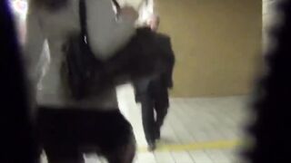 Lovely Japanese cuties groaning and peeing out in the open