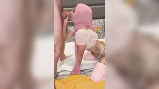 Arab Slut Fucked Rough by a Stranger