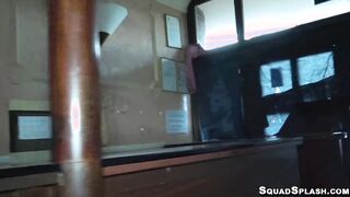 Sexy Taylee Wood shows doggy and blowjob
