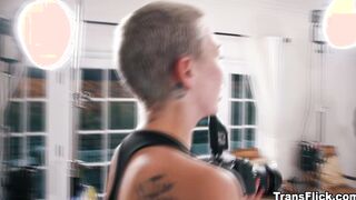 Michael DelRay fucks Trans Jade Venus hard