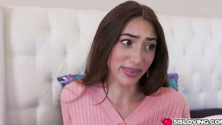Tina and Sonas lesbian act in the bedroom