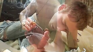 Christian and Jeremiah enjoy a satisfying drilling session