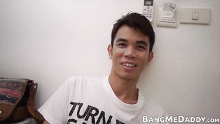 Hot fellatio and amazing fuck session with super hot twink