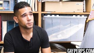 Security officer destroys young Latino shoplifters ass
