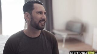 Stepdad spit on and fucks stepdaughter
