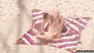 Stepdaughter 20 and BF on the beach (voyeur)