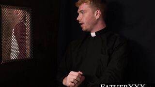 Catholic twink nailed hard sans protection by cleric in admission
