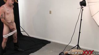 Horny bottom ass filled with hot cum by kinky photographer
