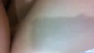 Aria films herself (wild masturbation)