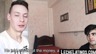 For money and fun young gay Latinos are breeding and blowing