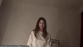 Awkward stepmom woke me up with a PUSSY