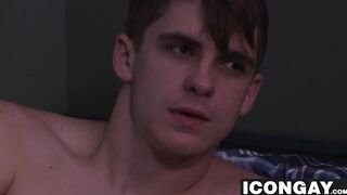 Hot Roman Todd gets to fuck sexy tattooed DILF Hugh Hunter