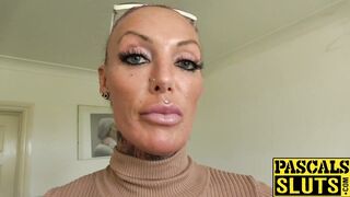 Busty MILF succubus analled roughly before eating cum
