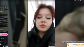 NaughtyKristina Lustful drama at stripTango