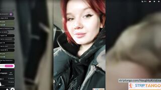 NaughtyKristina Lustful drama at stripTango