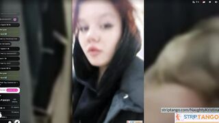 NaughtyKristina Lustful drama at stripTango