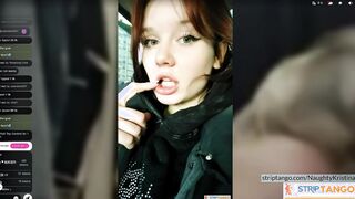 NaughtyKristina Lustful drama at stripTango