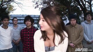 JAV888 Nozomi Aso take turns fucking multiple men