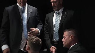 Buyers club appraising new slave Jack Waters