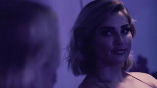 Melissa Stratton porn video – Busty blonde in dress fucked in the garage