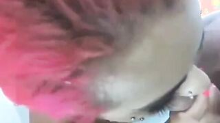 Novinha do cabelo rosa cavala rabuda fitness gostosa do rabão  fudendo