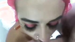 Novinha do cabelo rosa cavala rabuda fitness gostosa do rabão  fudendo