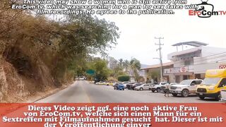 German long jugs tattoo performer Tyra Rides bimbo meet and pounded from Stanger at real sexdat