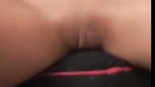 Taming Asian slut with gag, chain and cock
