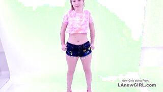 18 yo Cutie Pie hones her Sucking Skills Teen Audition