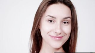 Angelina S an allnatural brunette teases with her naked body