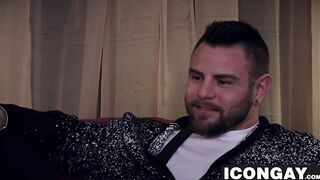 Roman Todd rides Nick Sterling big cock after movie night