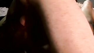 Nasty white guy receives blowjob from his fugly black friend