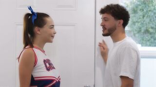 Busty Cheerleader Gets Her Way