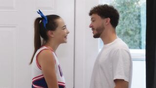 Busty Cheerleader Gets Her Way