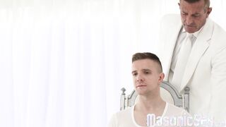 Young Shepard stretched his hole for his Masters big cock
