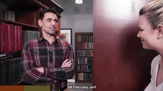 Wild Girl Gets Gangbanged In A Library By Her Classmates Who Join The Fun