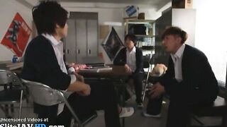 Japanese hottest busty teacher pleases horny student