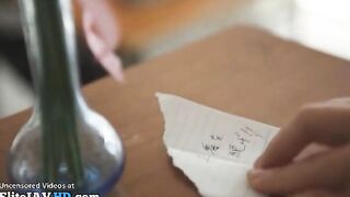 Japanese hottest busty teacher pleases horny student