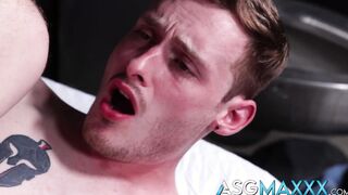 Homo stud Killian knox wreck Josh Cannon juicy butt after banging