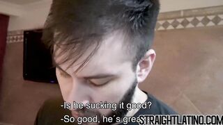 Inked straight dude bareback doggystyle fucked by wild jock