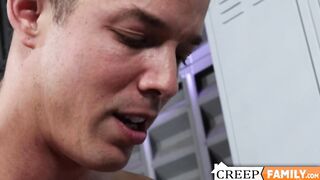 Stepbrotherly bonding between studs Chad Taylor and Nick Sahara quickly turned wild a