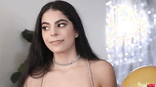 This new year's eve, Angel Gostosa and Madison Wilde can't wait to have a party. They dress up inside Goddess