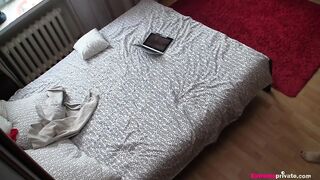Spying on Stepdaughter screaming with pleasure